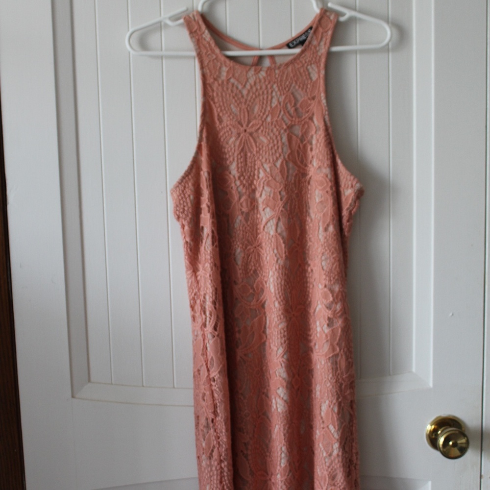 Pink Lace Dress